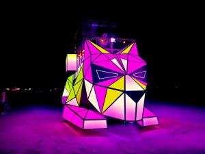 Huggzilla Art Car