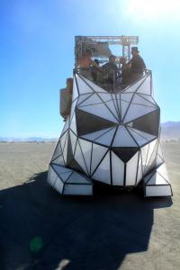 Huggzilla Art Car